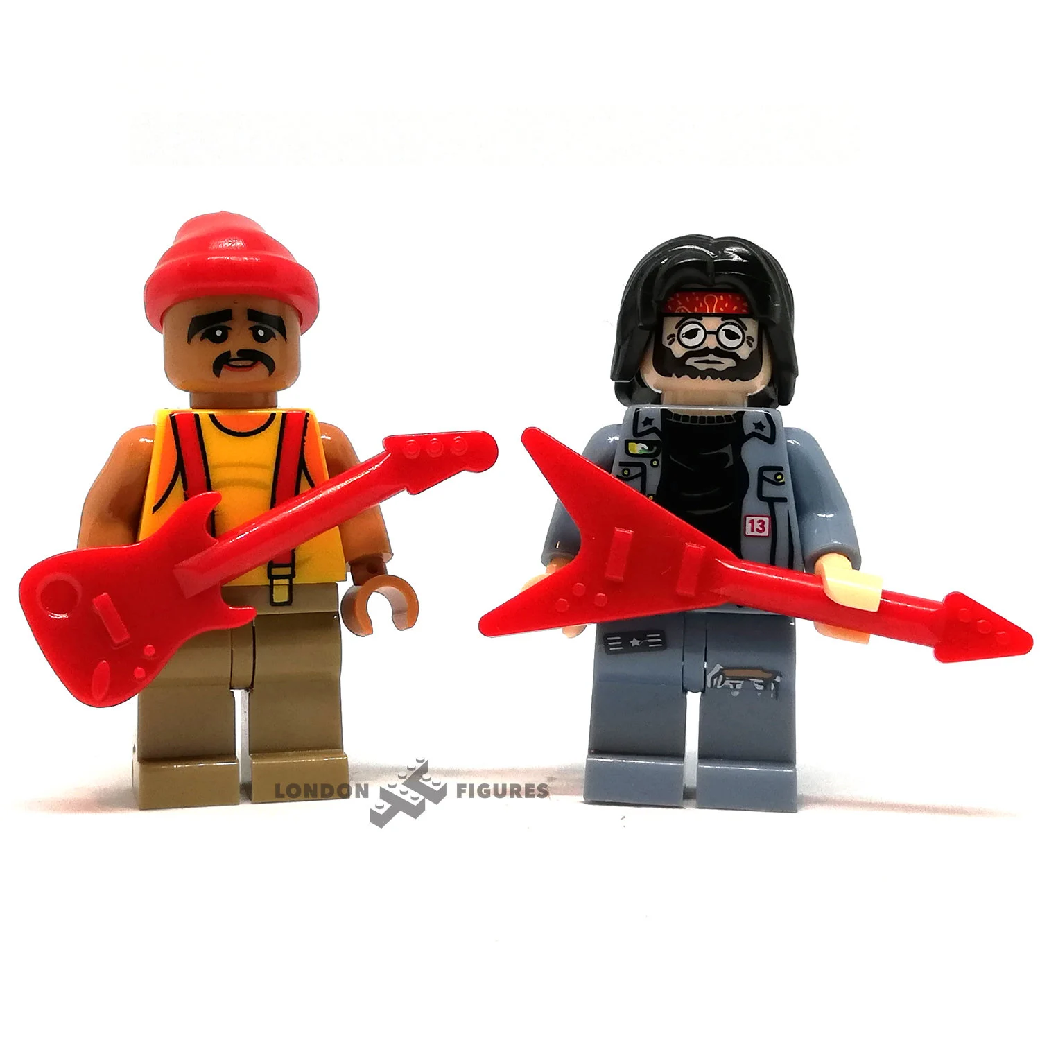 Cheech and Chong custom minifigures building blocks 2pc set  - $24.99