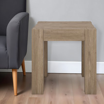 22&quot; Gray Wood Square End Table - $308.74 CAD