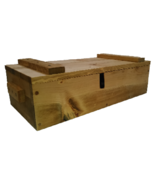 Light Rustic Wooden Ammo Box - Gun Accessories Storage Crate - $744.80 MXN