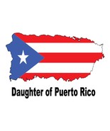 Daughter of Puerto Rico Puerto Rican Country Map Flag Poster High Qualit... - $128.74 MXN+