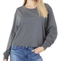 NWOT Alternative Women&#39;s Cotton Jersey Long Sleeve Crop Tee Size S - £9.38 GBP