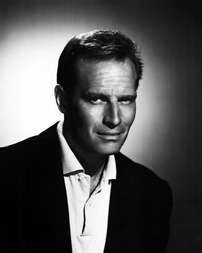 Charlton Heston young actor portrait 24X36 Poster - $29.00