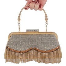 Women Evening Bag Crytal  Tel Elegant Lady&#39;s Party Handbag Wedding Phone Cosmest - £101.59 GBP