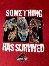 Jurassic World Boys CL 14-16 Something Has Survives T-Rex Raptor S/S T-s... - $10.20