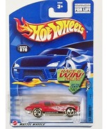 mattel hot wheels 070 red 63 corvette - $13.67
