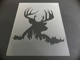 Deer Reusable Sturdy Stencil Hunting, Big Buck, Crafts, Airbrushing 8&quot; x... - $14.69