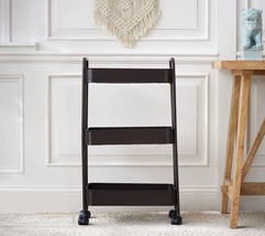 Tidy &amp; Co. Quick Assemble 3-Tier Multi-Purpose Rolling Cart in Bronze - $48.49