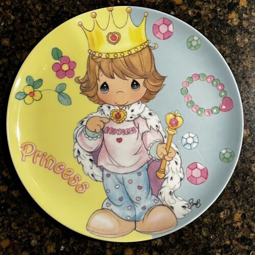 Primary image for Vintage Precious Moments Plate Princess Gibson Melamine Plastic Dinner Plate