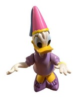 Daisy Duck Plastic Figure Cake Topper Toy 4” Purple Pink Blue - $8.44