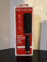 REVLON Hair Straightening Heated Styling Brush, 4-1/2 inch - $18.38