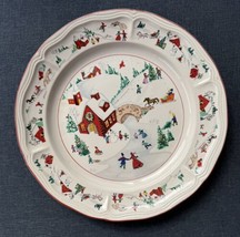 Farberware White Christmas No 391 Babanovsky 12&quot; Serving Platter Cake Plate 1995 - £18.34 GBP