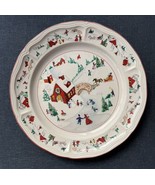 Farberware White Christmas No 391 Babanovsky 12&quot; Serving Platter Cake Pl... - £18.34 GBP