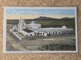 **SAN XAVIER MISSION**-Church-Tucson, Arizona, Vintage Postcard-Unposted - $10.24