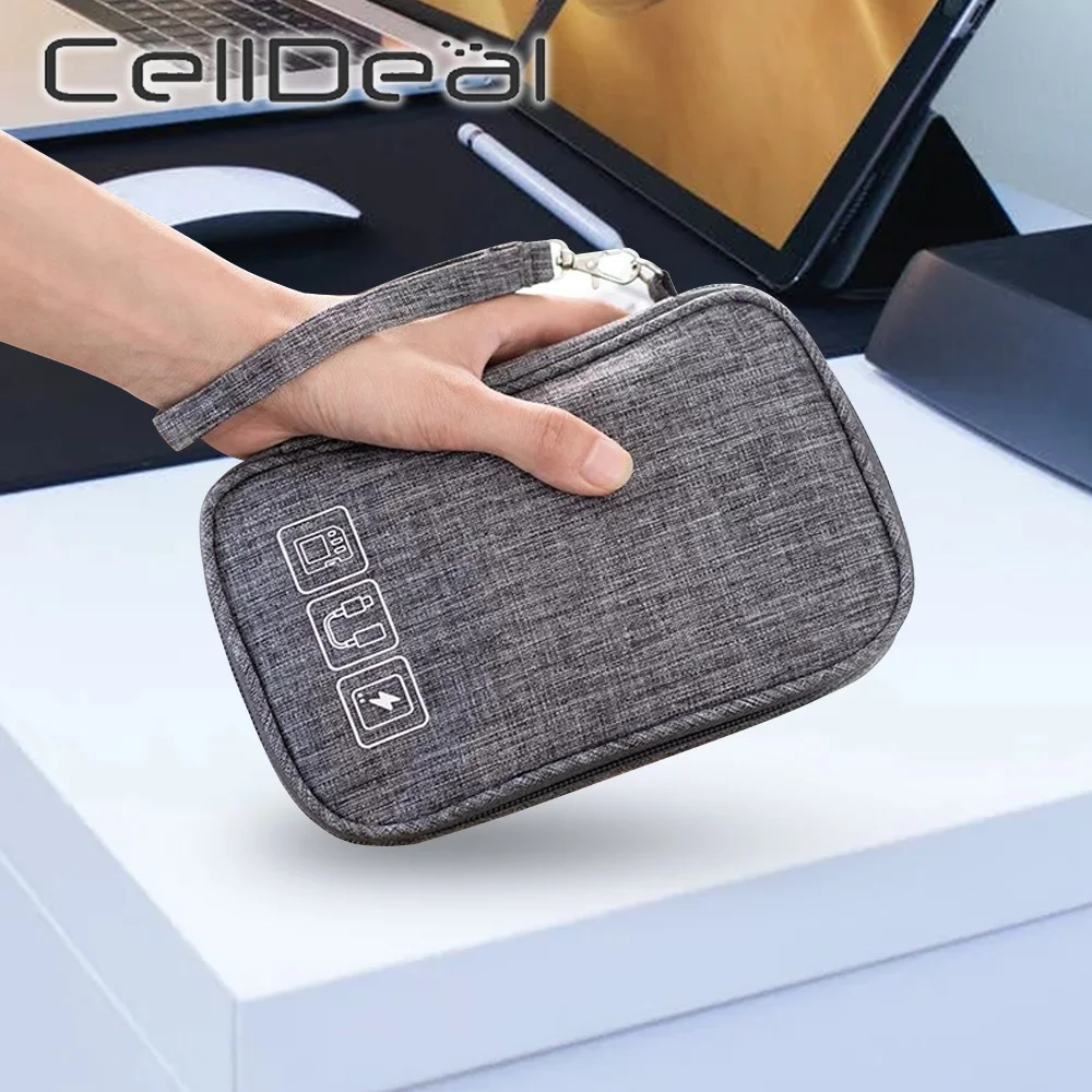 Sporting Cable Gadget Organizer Storage Bag Portable Electronic Accessories Case - £18.48 GBP