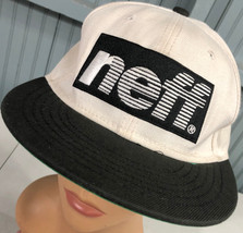 Neff Headwear White Black Snapback Baseball Cap Hat - £9.44 GBP