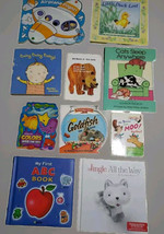 10 Kids Story &amp; Learning Books Assorted Titles. HC &amp; Book Board Formats ... - £9.56 GBP