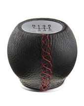 Toyota TRD, Gear, Shift Knob, Black Leather, Red Stitch, 6 Speed, GT86 1pcs - £26.89 GBP