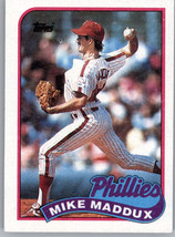 1989 Topps 39 Mike Maddux  Philadelphia Phillies - £0.77 GBP
