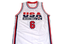 Derrick Coleman #6 Team USA Men Basketball Jersey White Any Size - £28.20 GBP
