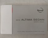 2013 Nissan Altima Sedan Owner&#39;s Manual Original [Paperback] Nissan - $26.46