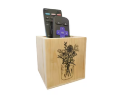 Remote Control Holder  With a Flower Theme/ Farmhouse Décor a Great Housewarming - £11.13 GBP