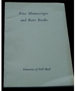 Fine Manuscripts and Rare Books, Dawsons of Pall Mall, Catalogue 162, VGC - $147.95 MXN