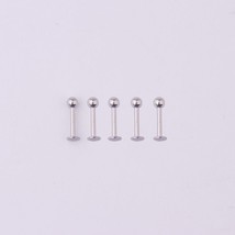 5Pcs Mix Bar Ball Ring Spiking Surgical Stainless Steel Ear Eyebrow Lip Nose Ton - £10.86 GBP