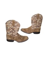 ARIAT Sport Patriotic Western Cowboy Boots Square Toe Brown Camo Size 4.5 - $39.08 CAD