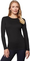 32 Degrees Heat Womens Ultra Soft Thermal Lightweight Baselayer Crew Neck Long S - £25.57 GBP