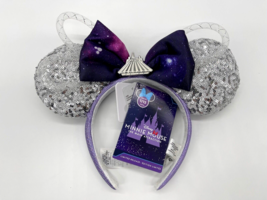Disney Parks Minnie Main Attraction Space Mountain Mouse Ears Headband NWT WDW - £197.83 GBP