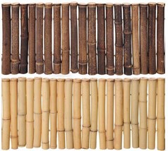 Bamboo &quot;EVEN STYLE&quot; Garden Border Edging Beautiful Black or Natural Colo... - $50.00+