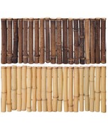 Bamboo &quot;EVEN STYLE&quot; Garden Border Edging Beautiful Black or Natural Colo... - £39.96 GBP+