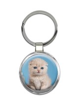 Cat : Gift Keychain Cute Animal Kitten Funny Friend Baby Feline Pets Lover Cat M - £6.38 GBP