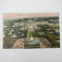 Postcard Paris France Versailles Panorama of Park, Castle &amp; City Antique RARE - £11.98 GBP