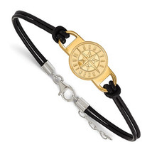 SS GP  Seattle Mariners Leather Bracelet Small Center - £64.23 GBP