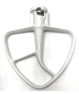 Kitchen Aid Mixer Attachment Flat Beater Paddle Replacement White Coated - $258.34 MXN