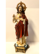 Sacred Heart Of Jesus  9&quot; Statue, New #AB-173 - $785.29 MXN