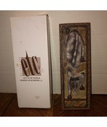 NOS 2002 Signed Marsha McCarthy Curiosity Kitty Cat Plaque-Cast Art-9&quot; NWB - $27.28 CAD