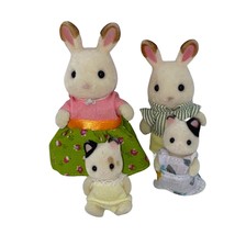 Calico Critters Rabbit Family Set of 4 Toys - £11.28 GBP