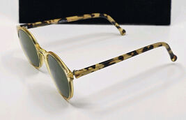 Damota Smith Women&#39;s Sunglasses Duke Ellington Old Crystal Yellow Tortoise  - $549.50 MXN