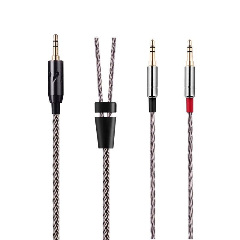 6N 3.5mm OCC Audio Cable For HiFiMAN HE4XX HE-400i 2020 HE1000 V2 HE400se  			