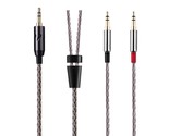 6N 3.5mm OCC Audio Cable For HiFiMAN HE4XX HE-400i 2020 HE1000 V2 HE400se - £43.61 GBP
