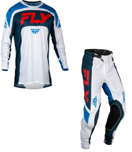 New 2024 Fly Racing Lite Racewear Red White Navy Dirt Bike Adult MX Moto... - $229.90