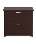2-Drawer Lateral File Cabinet in Cherry Wood Finish - $933.50 CAD