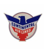 Vintage Mid Century 1950s Continental Airlines Air Luggage Label Travel ... - £18.21 GBP