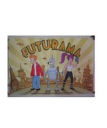 Futurama Poster Leela Bender Fry Bite il Mio Lucido Metallo - $60.96 CAD