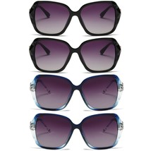 4PK Womens Ladies Retro Fashion Classic Oversized Sunglasses for outdoor Driving - £8.59 GBP