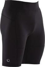Men&#39;S Premium Compression Sports Short Tights Pants With Leste 3D Cover, 18&quot; L. - £35.94 GBP