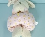 Cream Pull Plush Kids II 2 Musical Baby Crib Bow Bunny Pink Yellow Plays... - $34.64