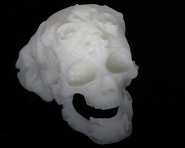 3D Printed Skull Ring DLP Resin Form2 G3D T-1000 Test Sample 3d-printing... - £3.97 GBP